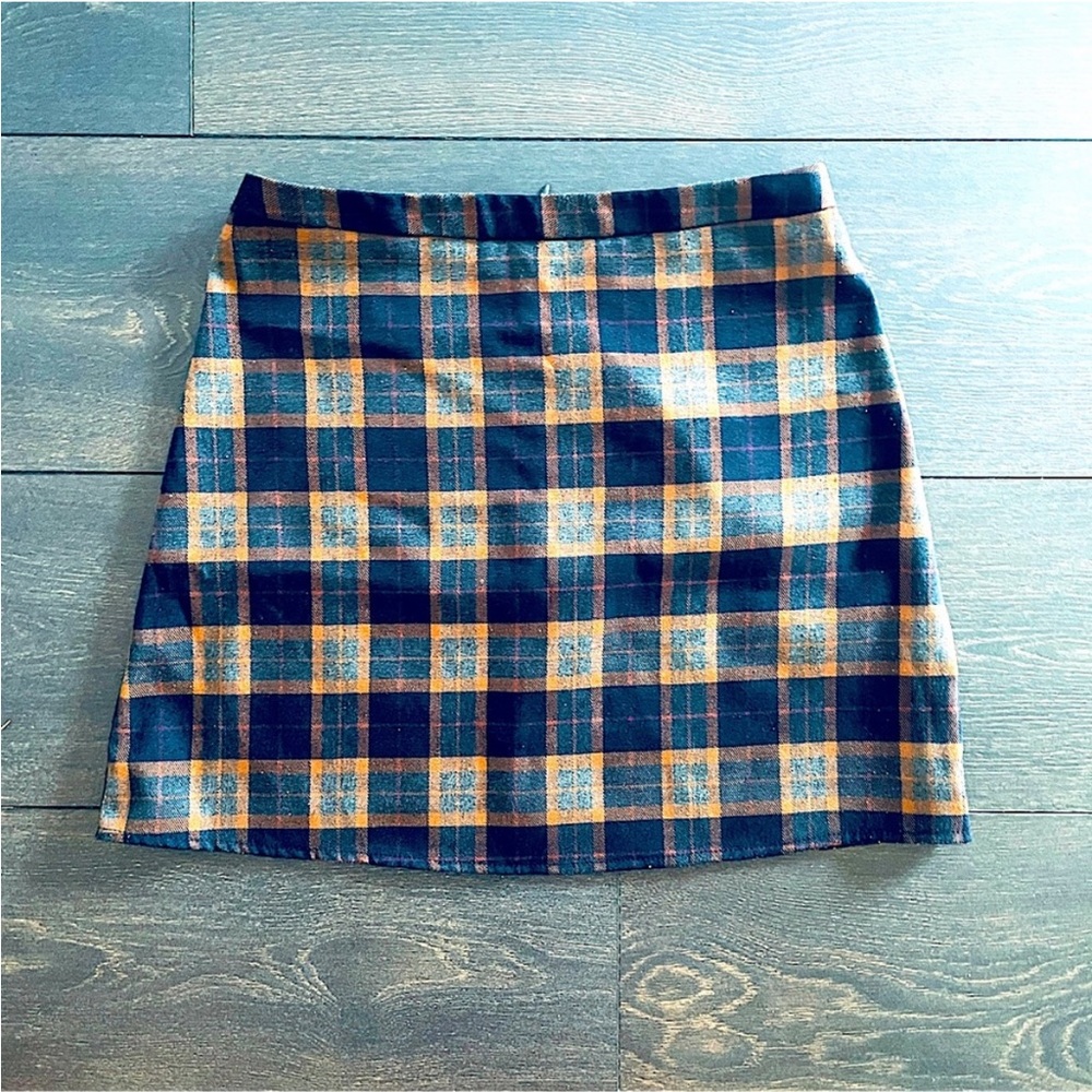 Plaid Checkered Short School Uniform Inspired Skirt